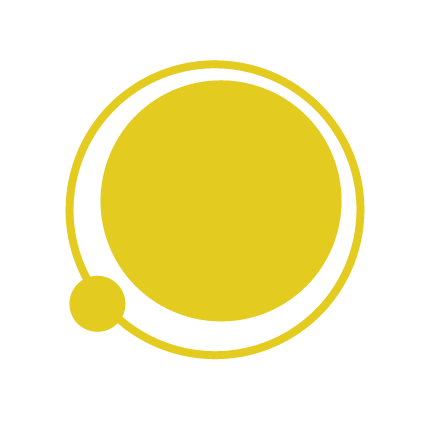 Yellow circle within another circle