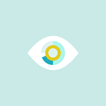 Vector image of an eye