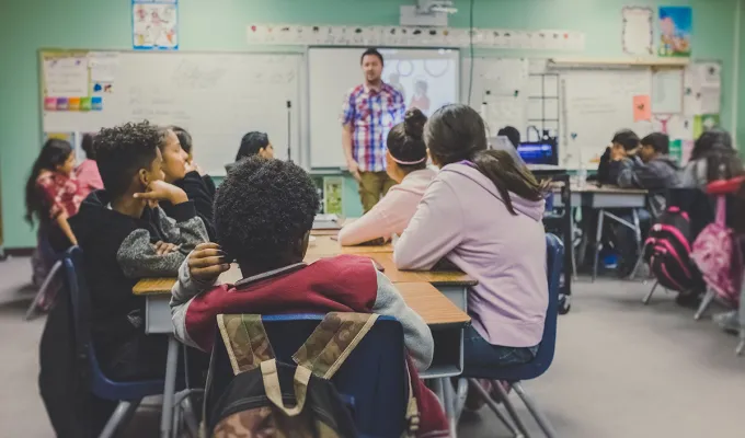 Photo of classroom by Neonbrand for unsplash