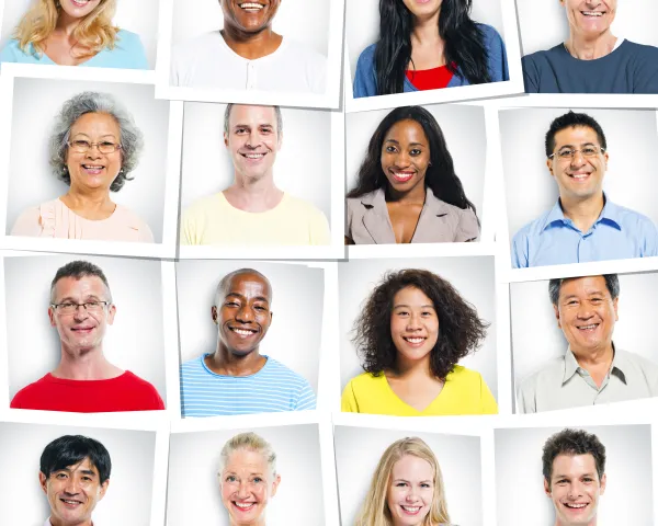 Image of headshots of diverse adults