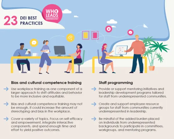 Image of publication cover: 23 DEI best practices