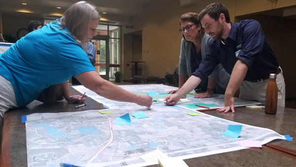 Washington County Parks planners look at maps